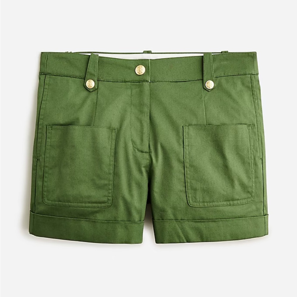 J. Crew Patch pocket suit short in lightweight chino